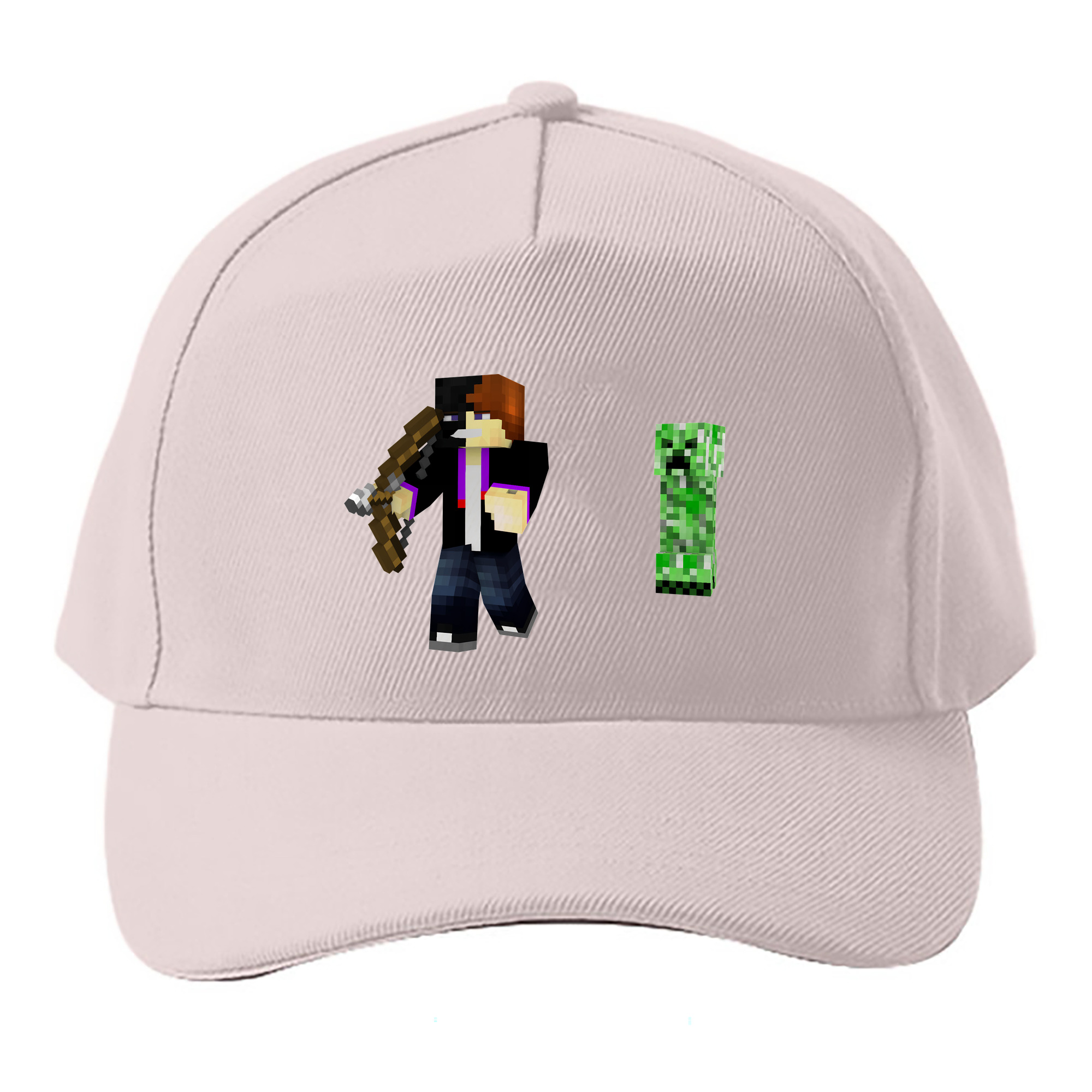 （画像用） マインクラフト ブロックの世界 Minecraft MC Block world ベースボールキャップ 綿100％ 男女兼用 帽子 スポーツ